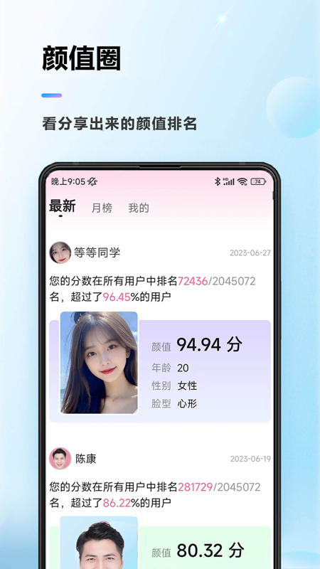 颜值测试4