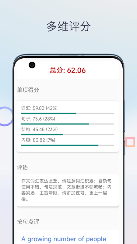英语作文批改1