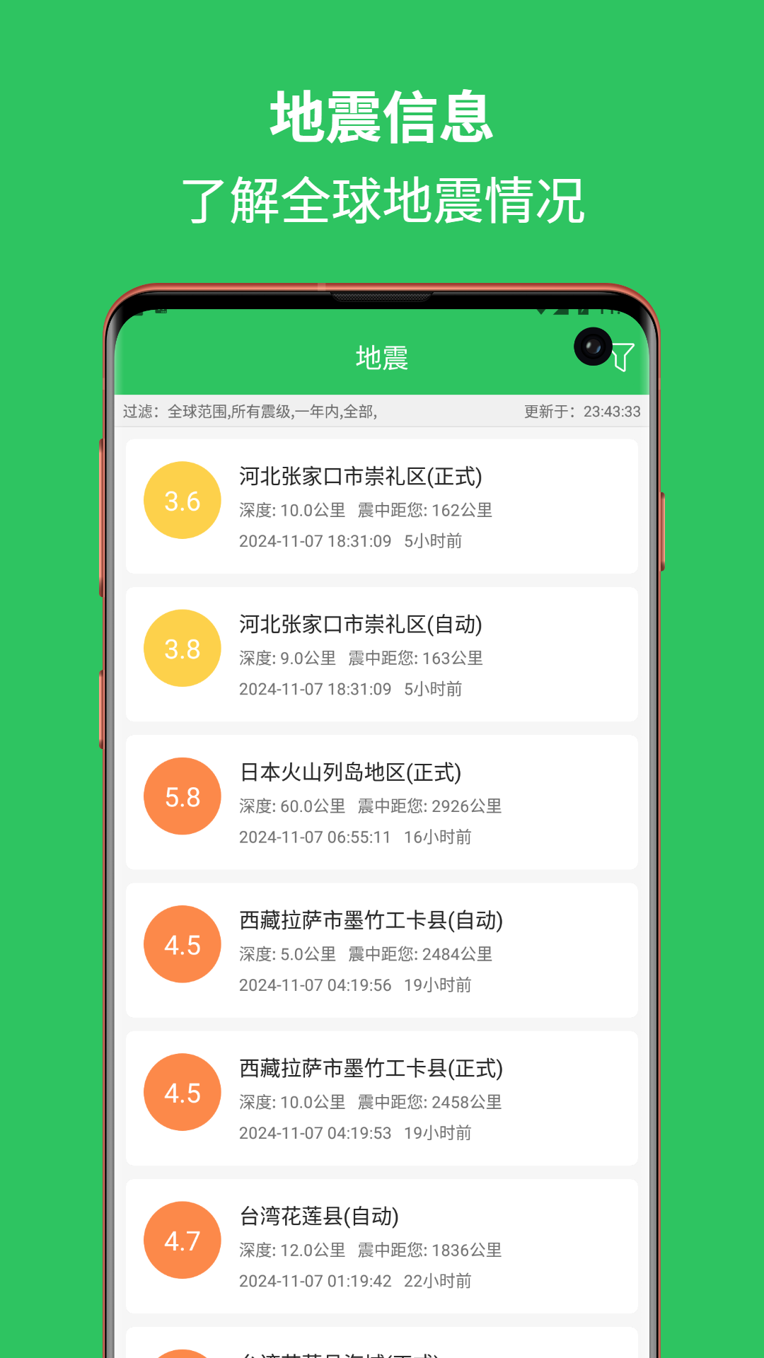 地震预警助手5