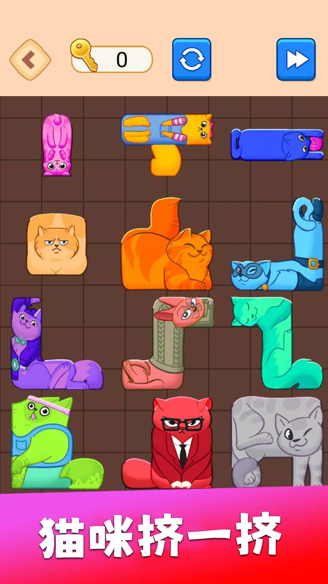 萌猫挤一挤3
